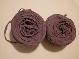 two balls of yarn