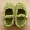 Moss Stitch Shoes by Debbie Bliss