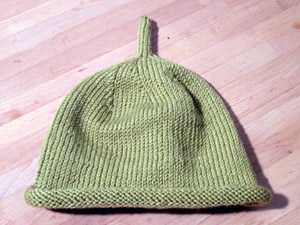 Debbie Bliss Jacket With Moss Stitch Bands - Simple Hat