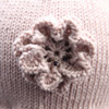 Simple Hat with Moss Stitch Band & Flower - Debbie Bliss baby knits for beginners