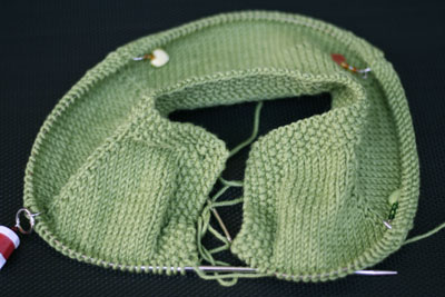 Green Baby Cardigan